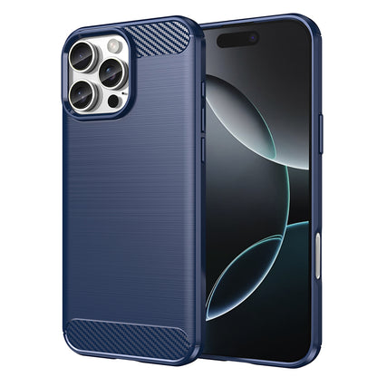 Coque pour Apple iPhone 16 Pro, Techsuit, Carbone, Bleue