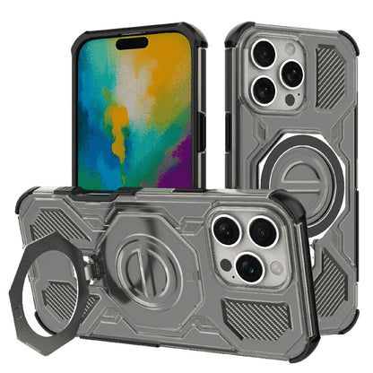 Coque pour Apple iPhone 16 Pro, Techsuit, Carbon Shield Pro, Fumé