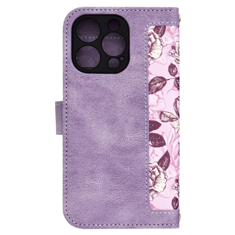Coque pour Apple iPhone 16 Pro, Techsuit, FlipCraft, Violet