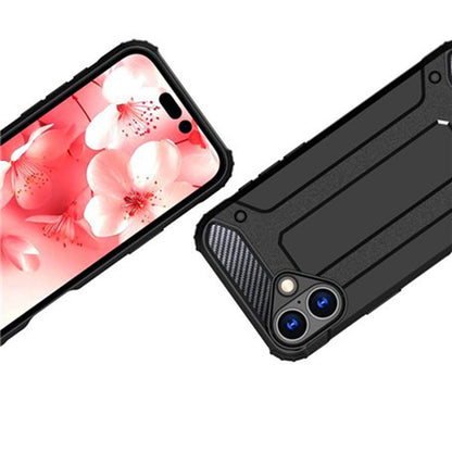 Coque pour Apple iPhone 16 Pro, Techsuit, Hybrid Armor, Noire