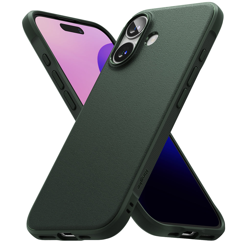 Coque pour Apple iPhone 16, Ringke, Onyx, Vert Foncé