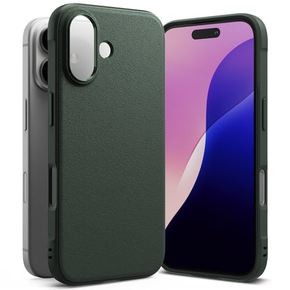 Coque pour Apple iPhone 16, Ringke, Onyx, Vert Foncé