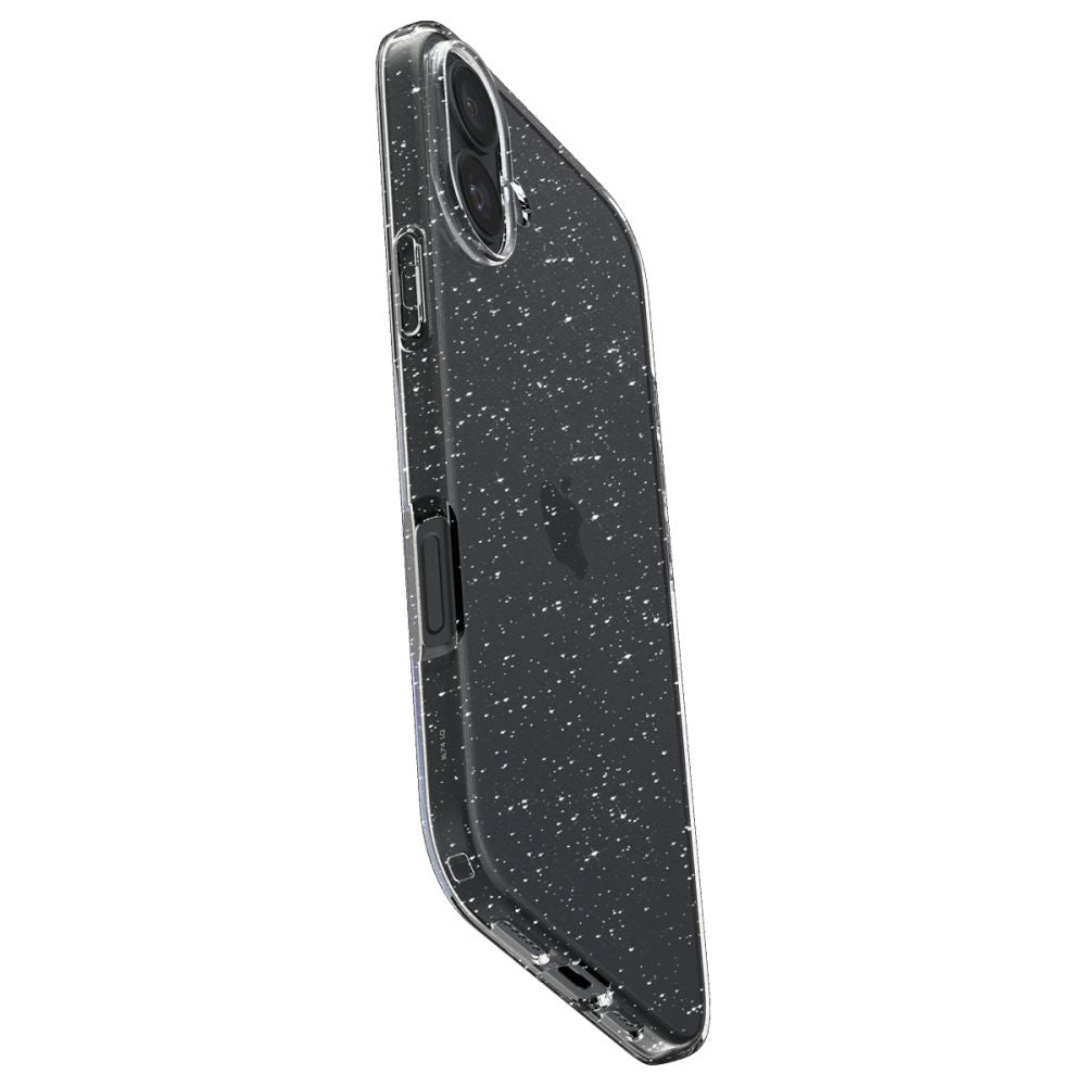 Coque pour Apple iPhone 16, Spigen, Liquid Crystal Glitter, Transparente ACS08192