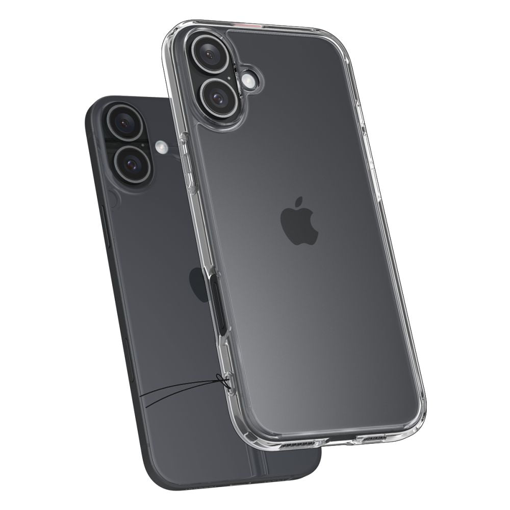 Coque pour Apple iPhone 16, Spigen, Ultra Hybrid, Transparente