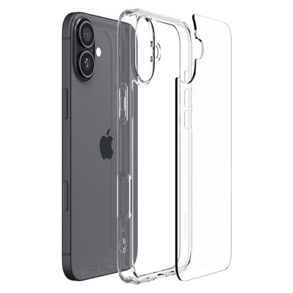 Coque pour Apple iPhone 16, Spigen, Ultra Hybrid, Transparente