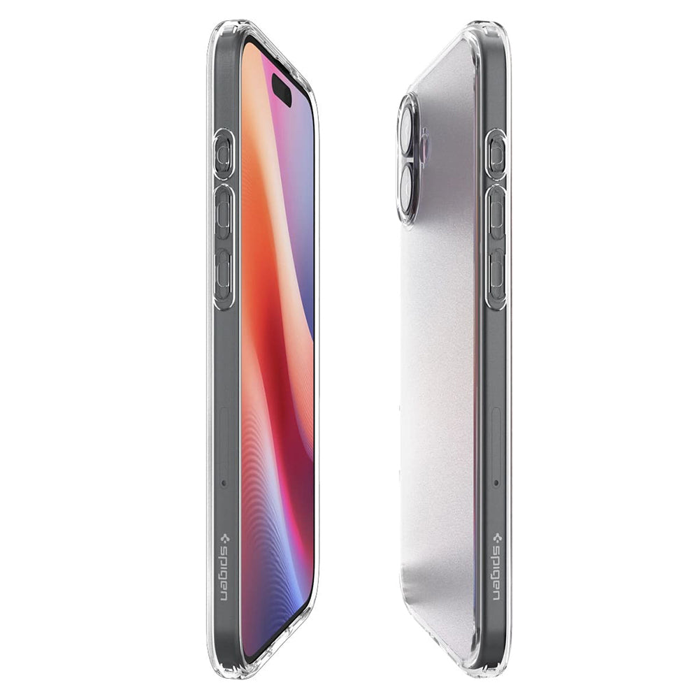 Housse pour Apple iPhone 16, Spigen, Ultra Hybrid, Transparent Satiné