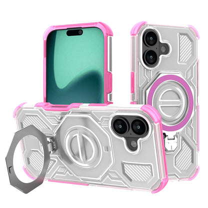 Coque pour Apple iPhone 16, Techsuit, Carbon Shield Pro, Rose