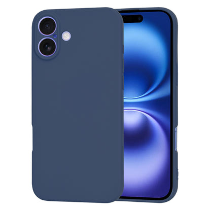 Étui pour Apple iPhone 16, Techsuit, SoftFlex, Bleu Marine