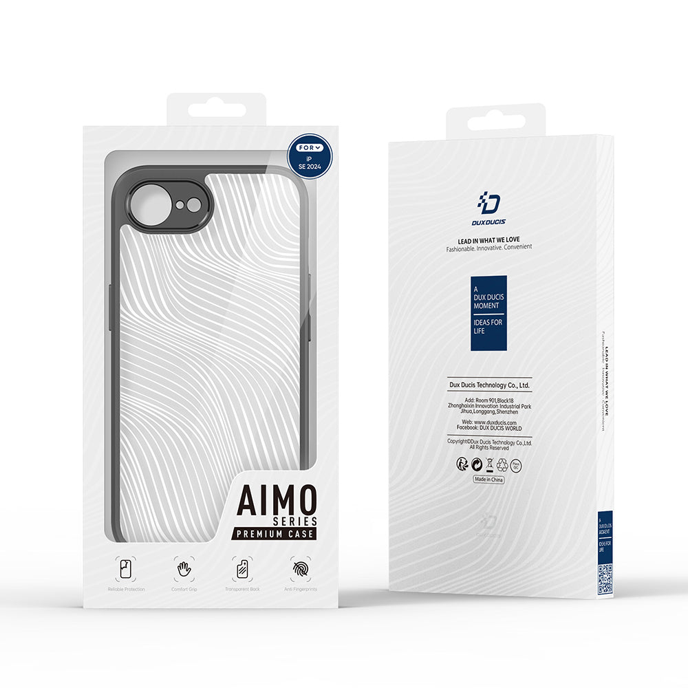 Étui pour Apple iPhone 16e, DUX DUCIS, Aimo, Noir