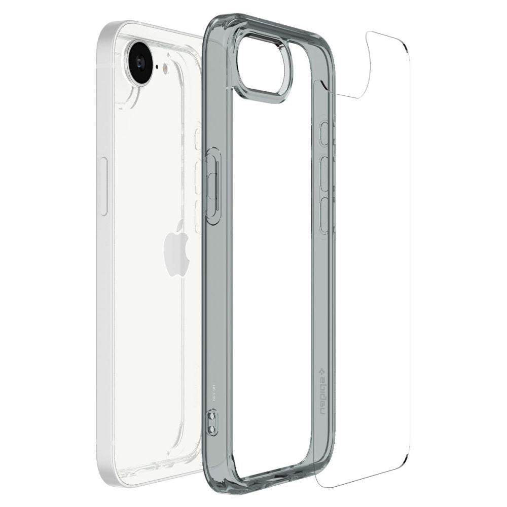 Étui pour Apple iPhone 17e / 16e, Spigen, Ultra Hybrid, Fumé