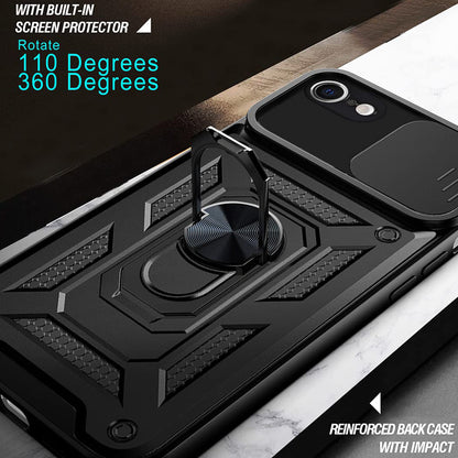 Case for Apple iPhone 17e / 16e, Techsuit, CamShield, Black