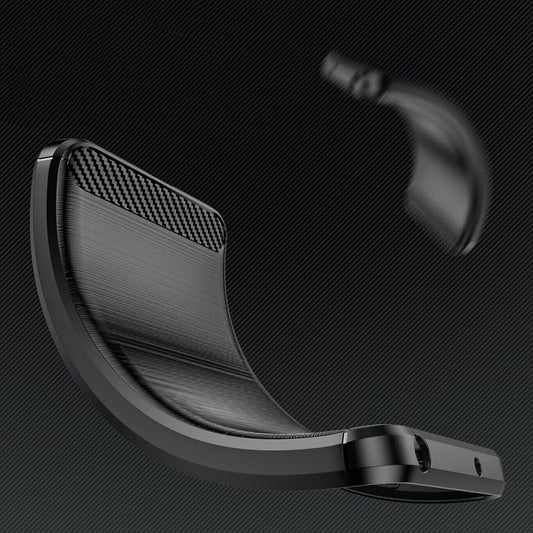 Coque pour Apple iPhone 17e / 16e, Techsuit, Carbone, Noire