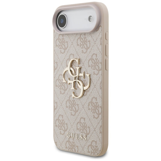 Étui pour Apple iPhone 17 Air, Guess, 4G Grand Logo, Rose