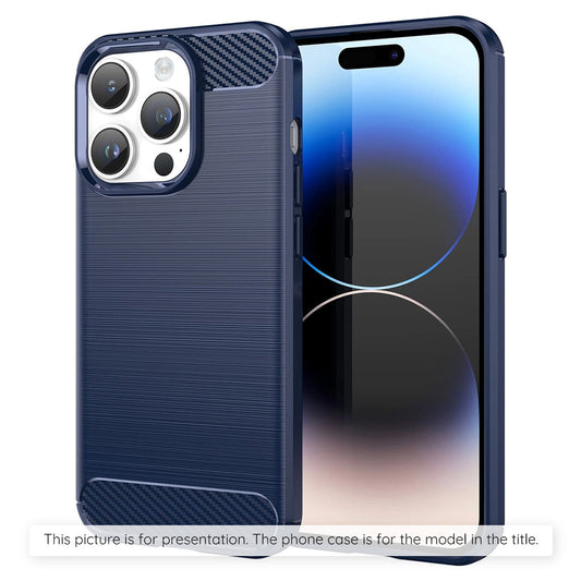 Étui pour Apple iPhone 17 Air, Techsuit, Carbone, Bleu