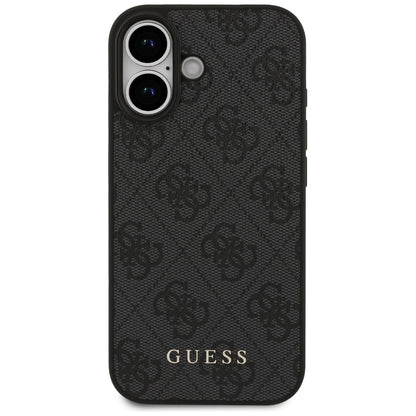 Étui pour Apple iPhone 17, Guess, 4G Classic, Noir