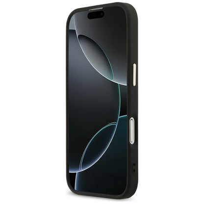 Étui pour Apple iPhone 17, Guess, Big 4G Logo Classic, Noir Doré