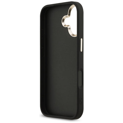 Étui pour Apple iPhone 17, Guess, Big 4G Logo Classic, Noir Doré