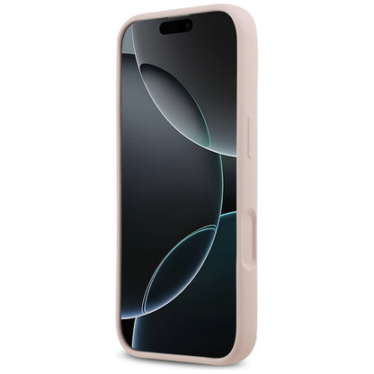 Étui pour Apple iPhone 17, Guess, Big 4G Script, Rose Clair