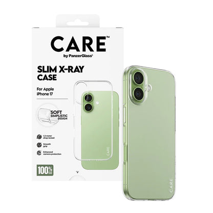 Étui pour Apple iPhone 17, PanzerGlass, Care Fashionable X-ray, Transparent