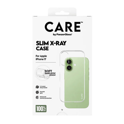 Étui pour Apple iPhone 17, PanzerGlass, Care Fashionable X-ray, Transparent