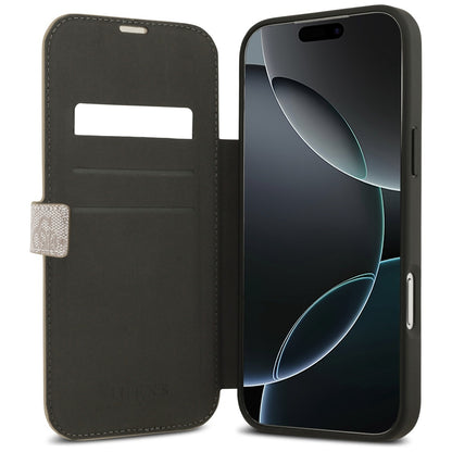 Étui pour Apple iPhone 17 Pro, Guess, Logo Métal 4G, Rose