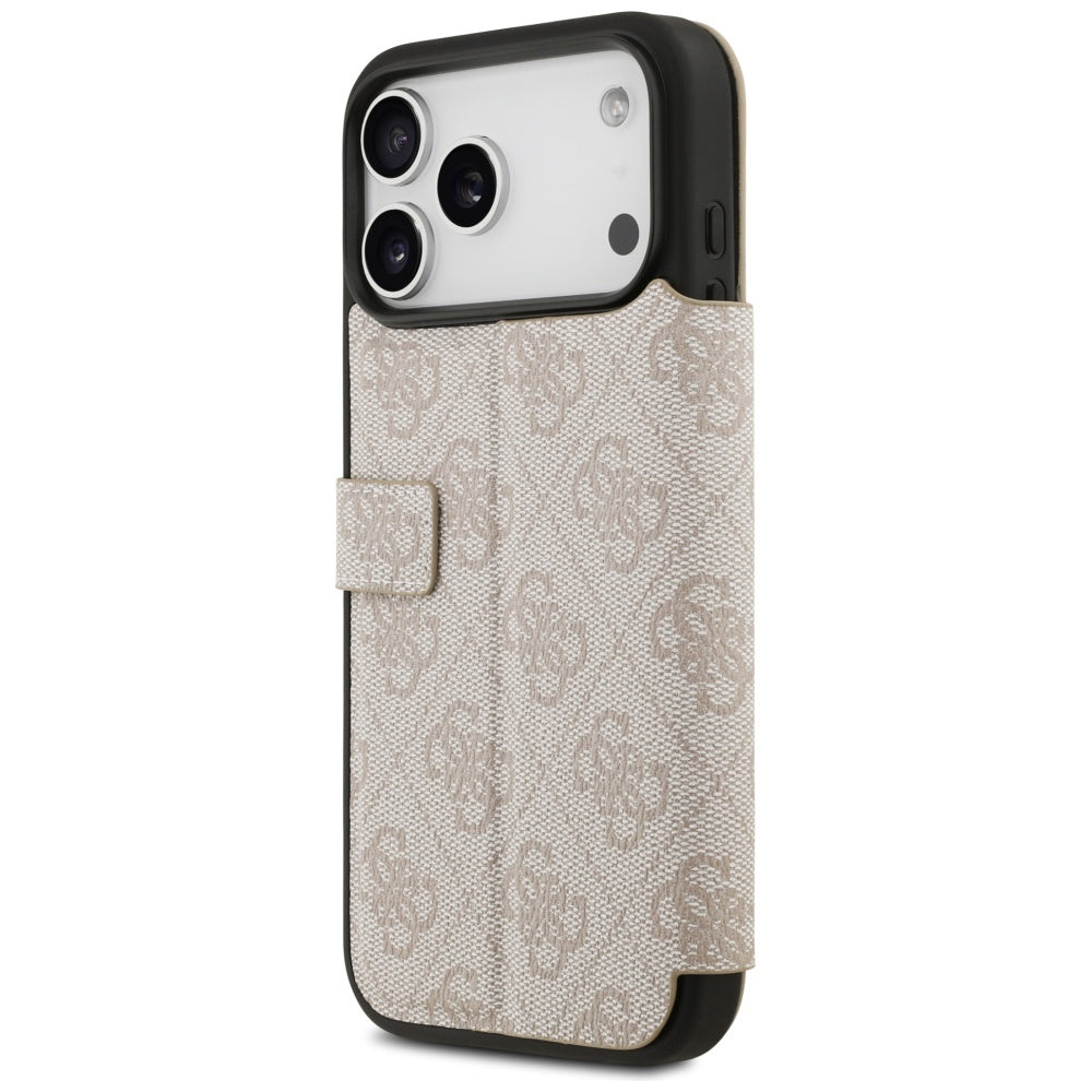 Étui pour Apple iPhone 17 Pro, Guess, Logo Métal 4G, Rose