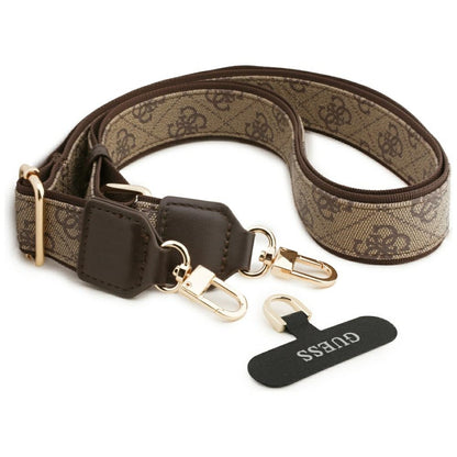 Étui pour Apple iPhone 17 Pro, Guess, Big 4G Classic Logo avec grande sangle, Marron