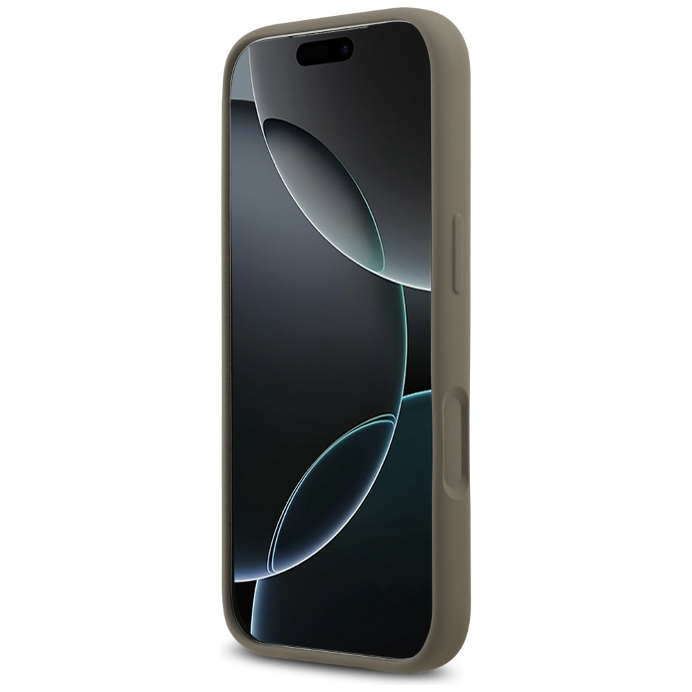 Étui pour Apple iPhone 17 Pro, Guess, Big 4G Script, Marron