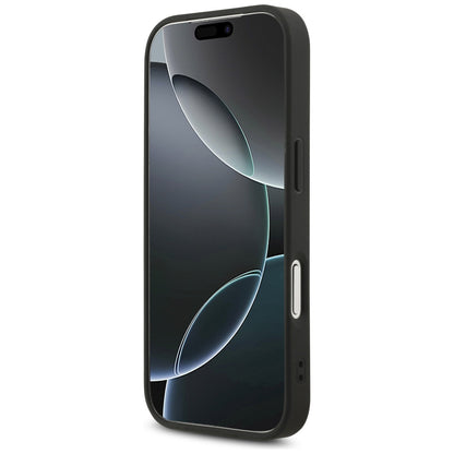 Étui pour Apple iPhone 17 Pro, Guess, Fixed Glitter Big 4G, Noir