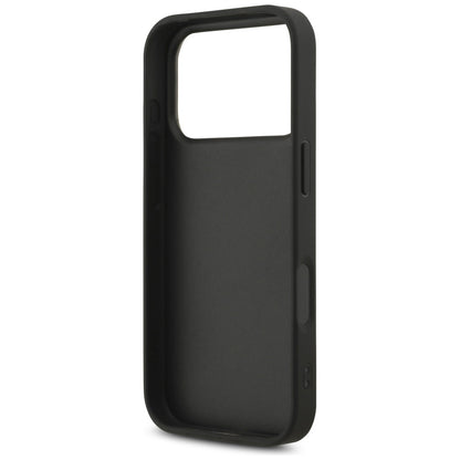 Étui pour Apple iPhone 17 Pro, Guess, Fixed Glitter Big 4G, Noir