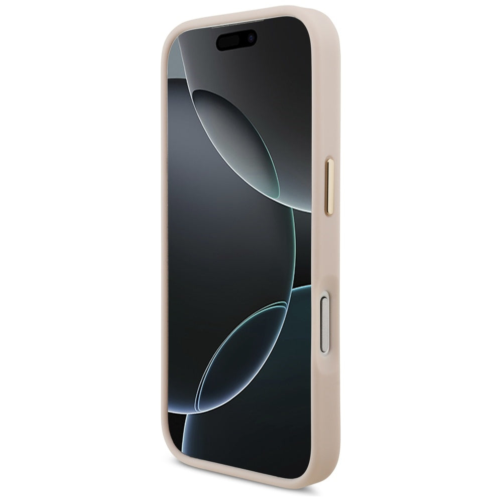 Étui pour Apple iPhone 17 Pro, Karl Lagerfeld, Script Logo, Rose