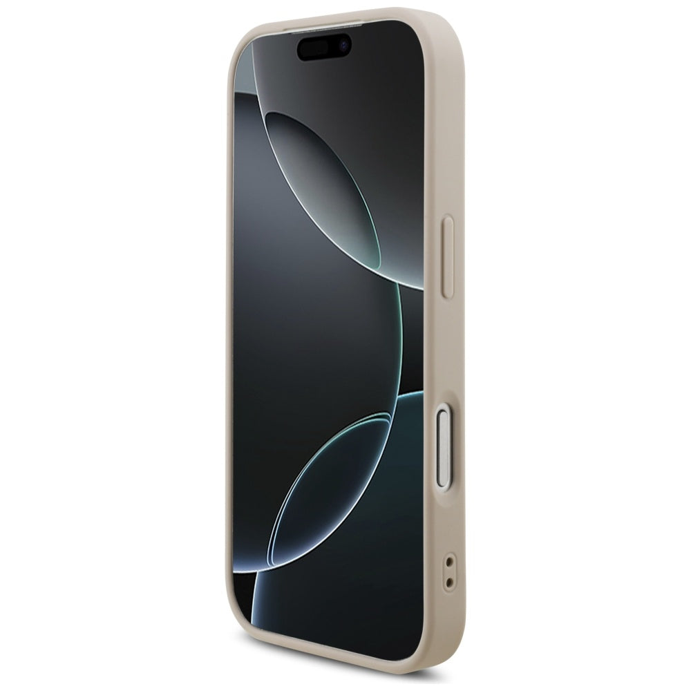 Étui pour Apple iPhone 17 Pro Max, Guess, 4G Classic Logo avec Sangle, Rose