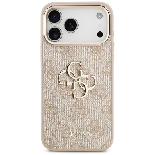 Étui pour Apple iPhone 17 Pro Max, Guess, Big 4G Logo Classic, Rose Doré