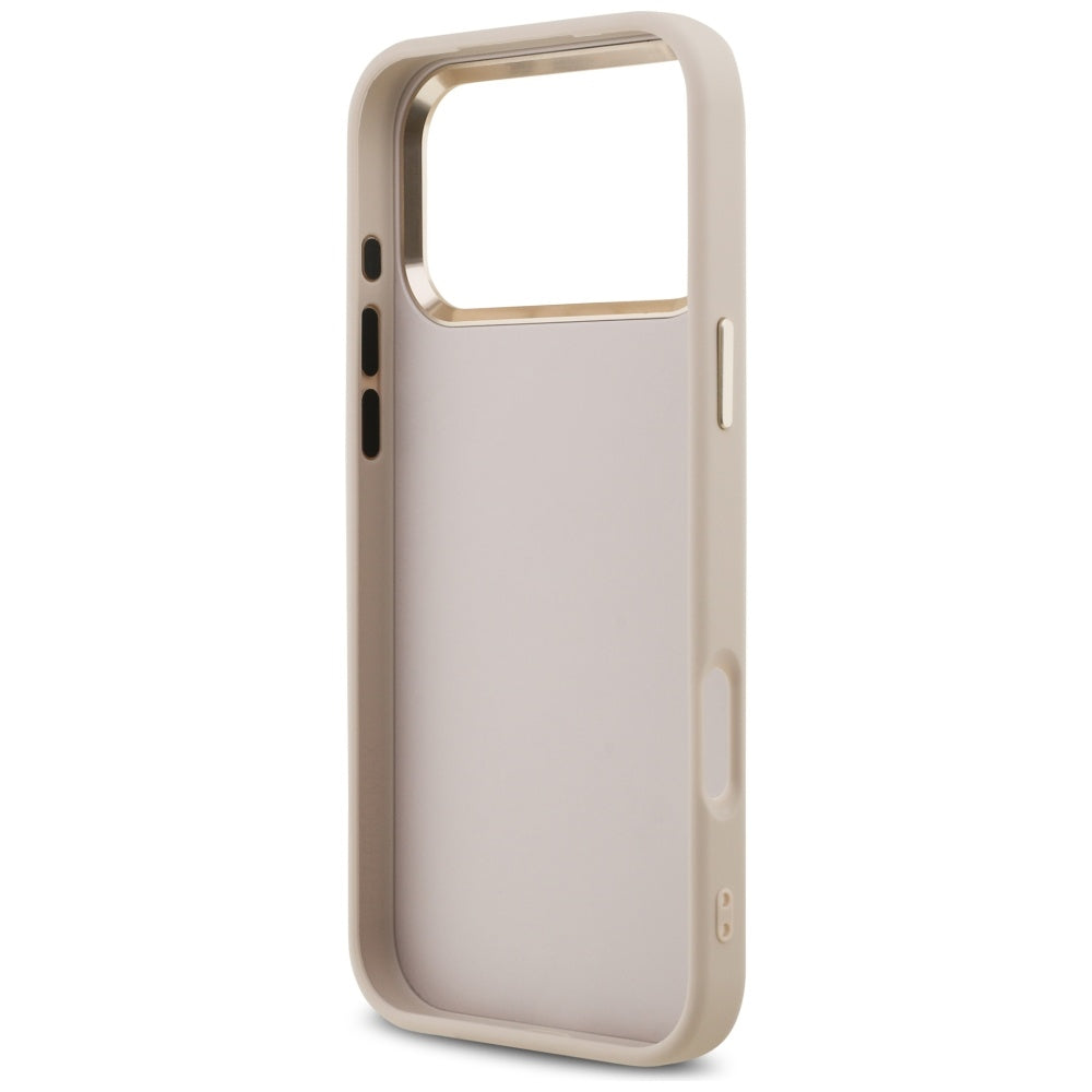 Étui pour Apple iPhone 17 Pro Max, Guess, Big 4G Logo Classic, Rose Doré