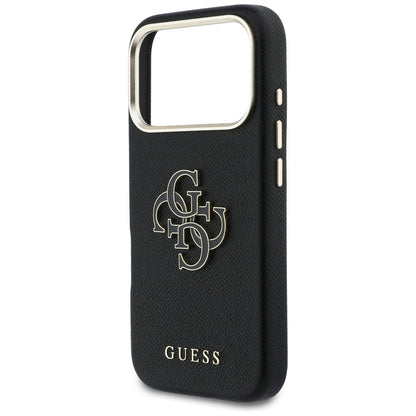 Étui pour Apple iPhone 17 Pro Max, Guess, Resin Logo, Noir