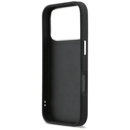 Étui pour Apple iPhone 17 Pro Max, Karl Lagerfeld, Impression Karl & Choupette avec Poche, Noir