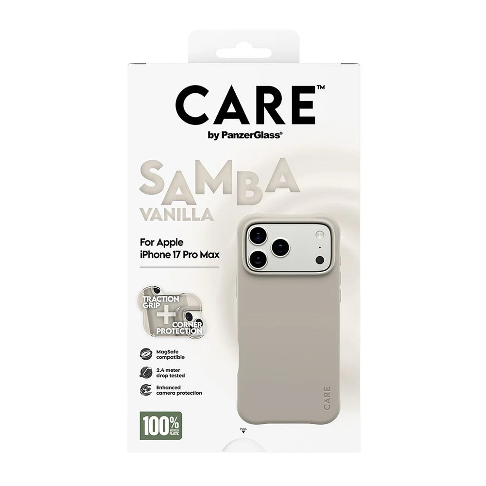 Étui pour Apple iPhone 17 Pro Max, PanzerGlass, Care Fashionable, Beige