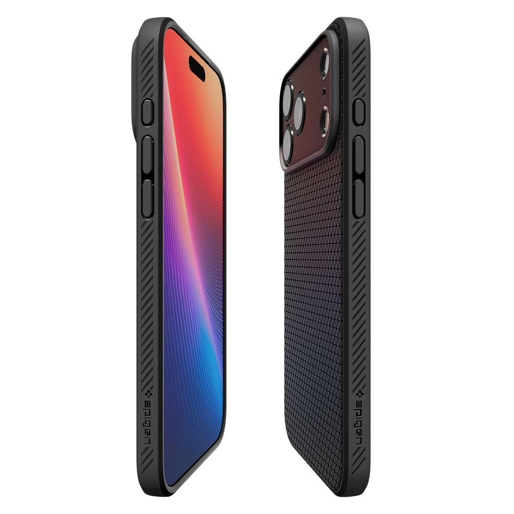 Étui pour Apple iPhone 17 Pro Max, Spigen, Liquid Air, Noir Mat