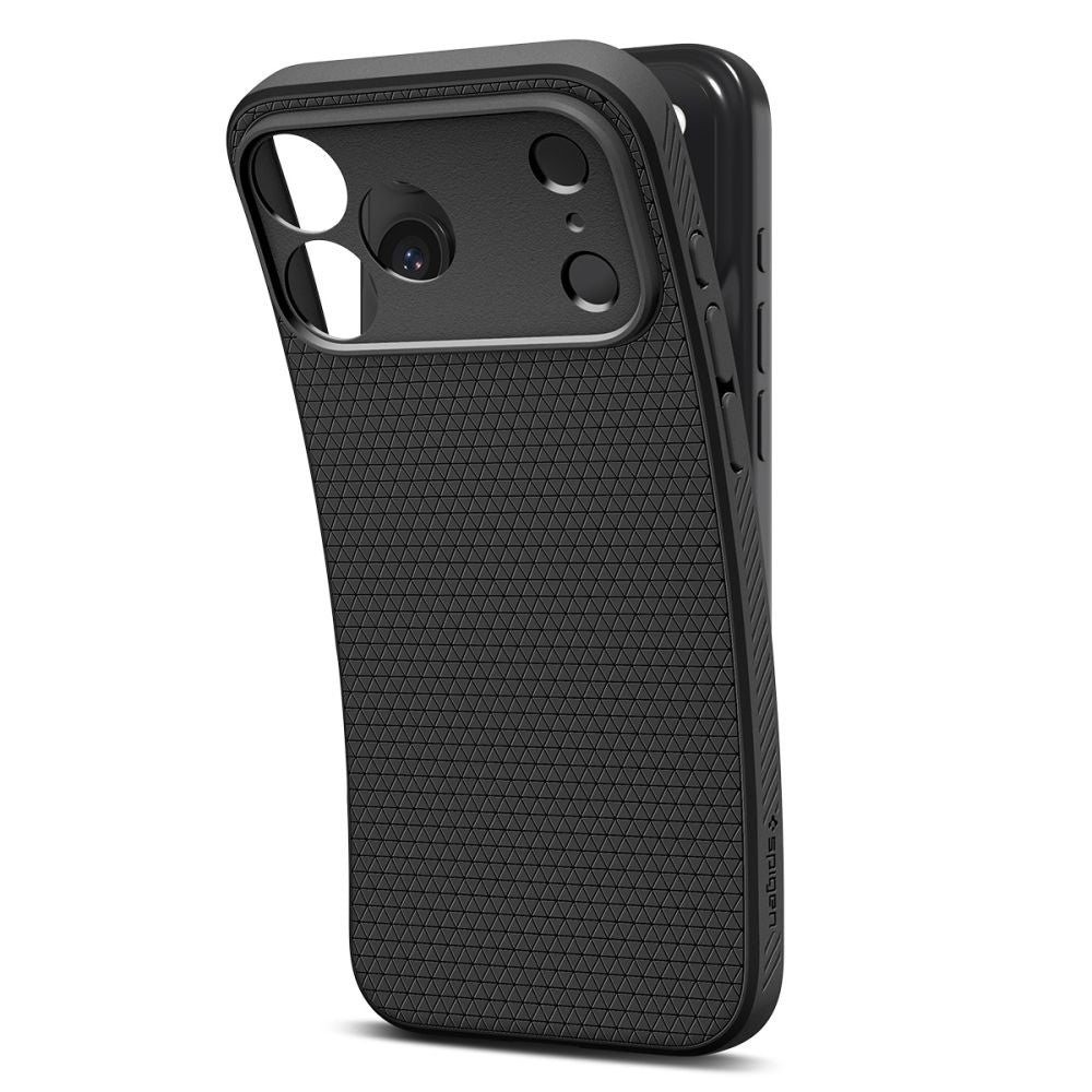 Étui pour Apple iPhone 17 Pro Max, Spigen, Liquid Air, Noir Mat