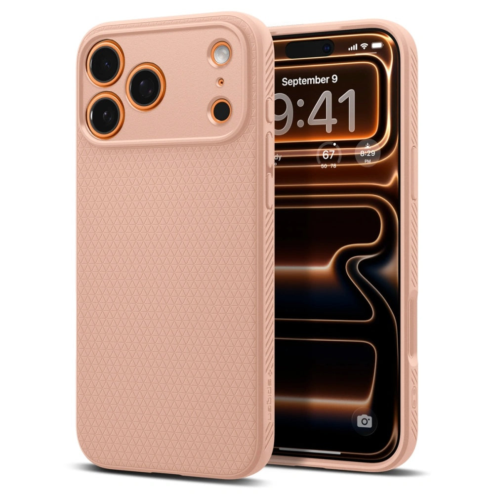 Étui pour Apple iPhone 17 Pro Max, Spigen, Liquid Air, Rose