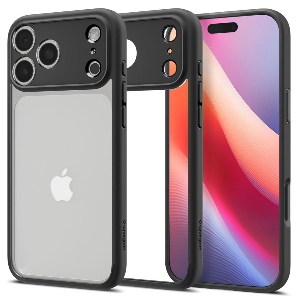 Étui pour Apple iPhone 17 Pro Max, Spigen, Ultra Hybrid, Noir Mat