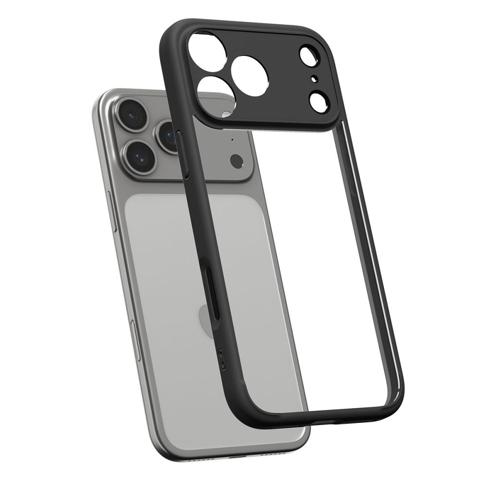 Étui pour Apple iPhone 17 Pro Max, Spigen, Ultra Hybrid, Noir Mat