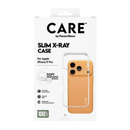 Étui pour Apple iPhone 17 Pro, PanzerGlass, Care Fashionable X-ray, Transparent