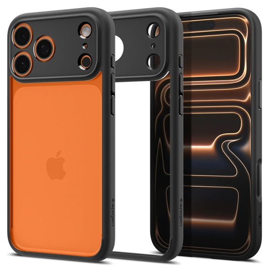 Étui pour Apple iPhone 17 Pro, Spigen, Ultra Hybrid, Noir Mat