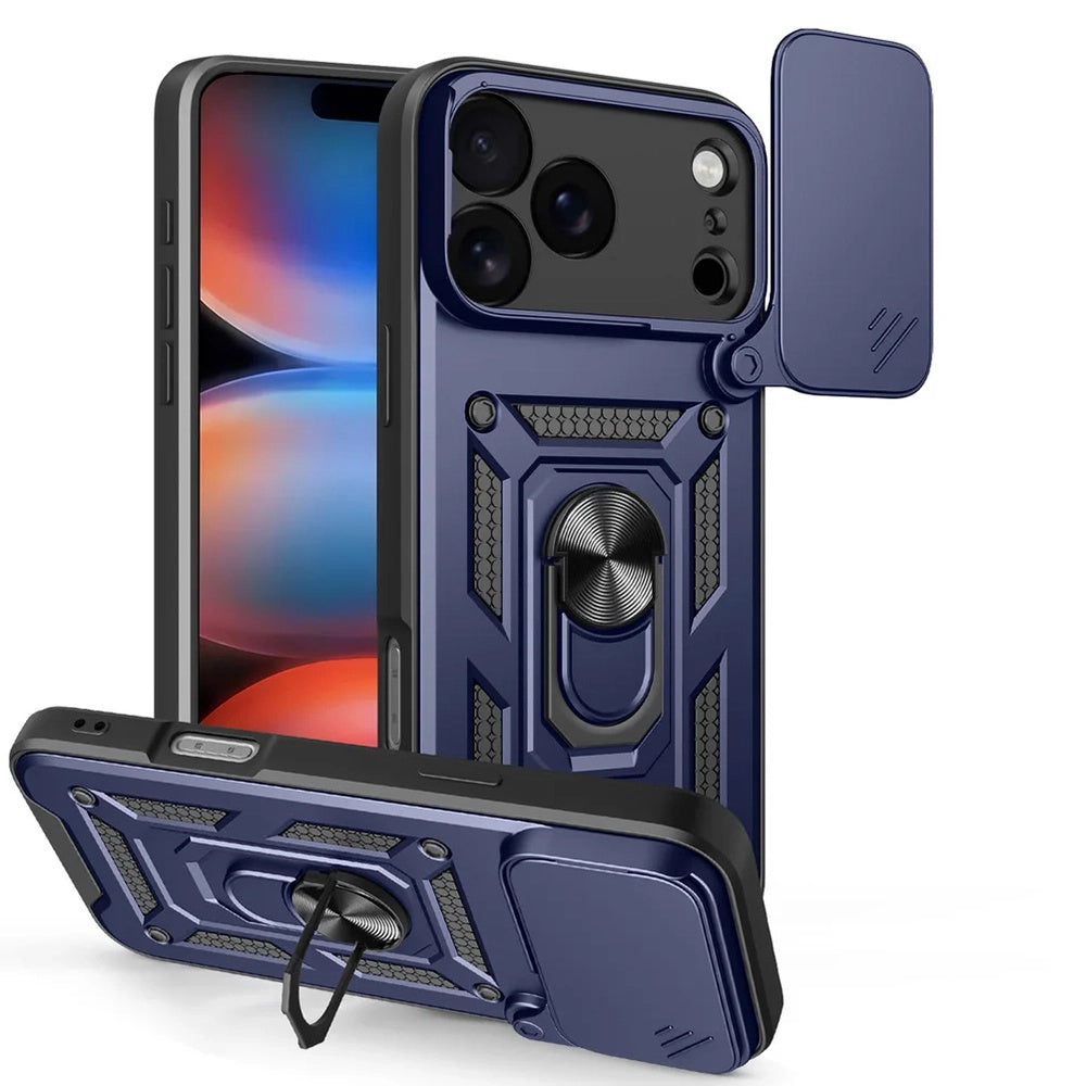 Étui pour Apple iPhone 17 Pro, Techsuit, CamShield, Bleu