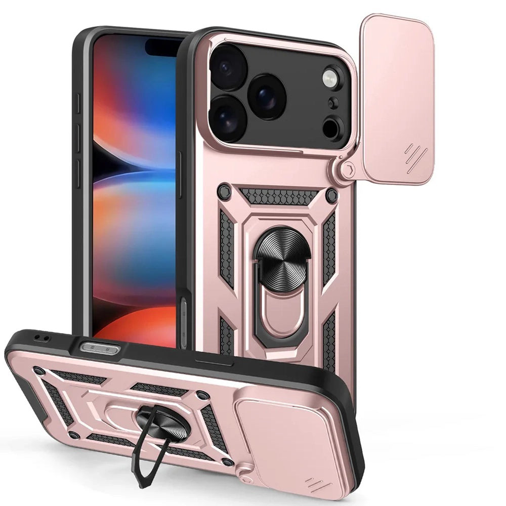 Étui pour Apple iPhone 17 Pro, Techsuit, CamShield, Rose