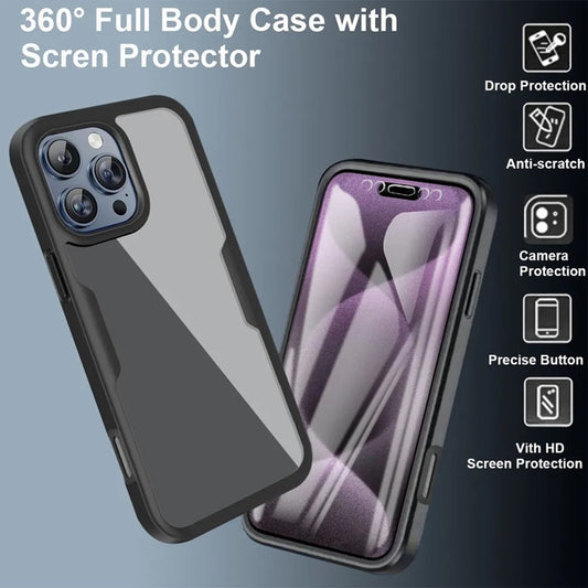 Étui pour Apple iPhone 17 Pro, Techsuit, ColorVerse 360, Violet