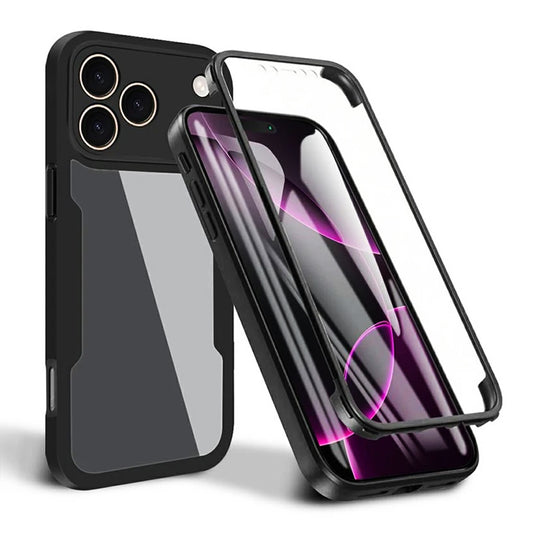 Étui pour Apple iPhone 17 Pro, Techsuit, ColorVerse 360, Noir