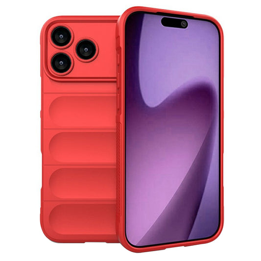 Étui pour Apple iPhone 17 Pro, Techsuit, Magic Shield, Rouge