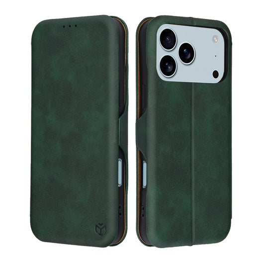 Étui pour Apple iPhone 17 Pro, Techsuit, Safe Wallet Plus, Vert
